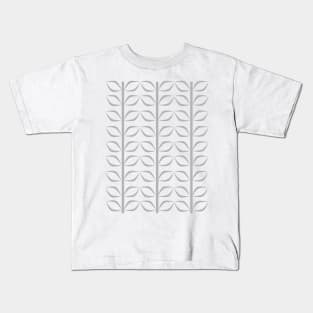 Vine pattern in grey Kids T-Shirt